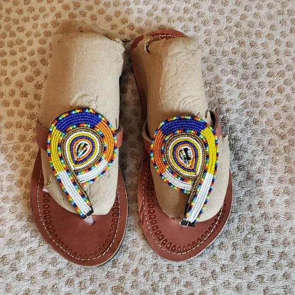 Cultural Maasai Sandals | Shoes | Beautiful Ladies Maasai  display picture 3